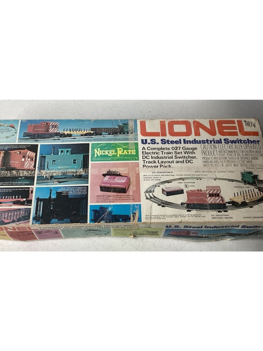 Vintage Lionel U.S. Steel Industrial Switcher Train Set 027 Gauge (Complete)